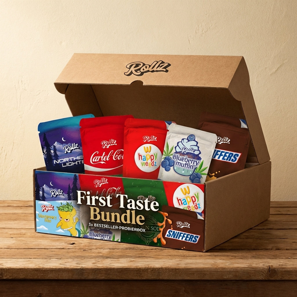 <tc>First Taste Bundle - 5x 3g of our bestsellers</tc>