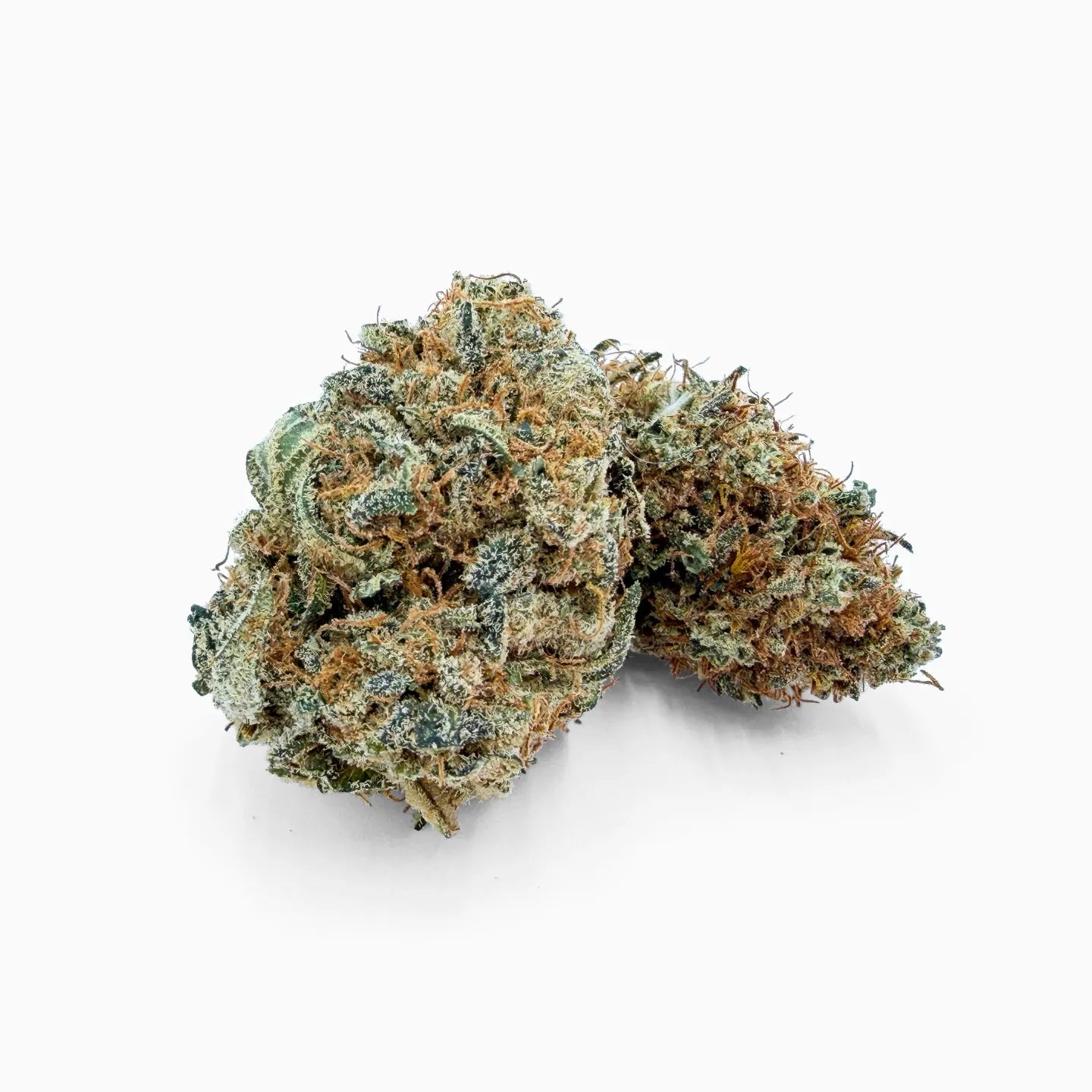 Platinum Jack CBD dried flower bag - premium doypack with buds in front, studio shot