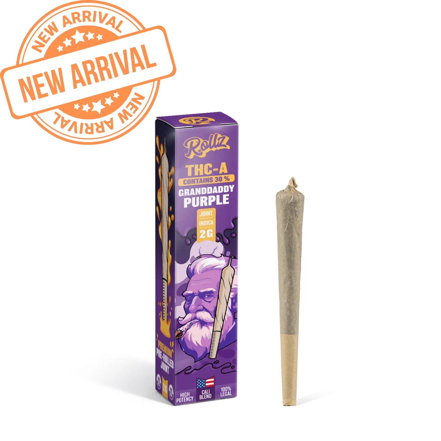 THC-A Pre-Roll – 2G Cali Blend