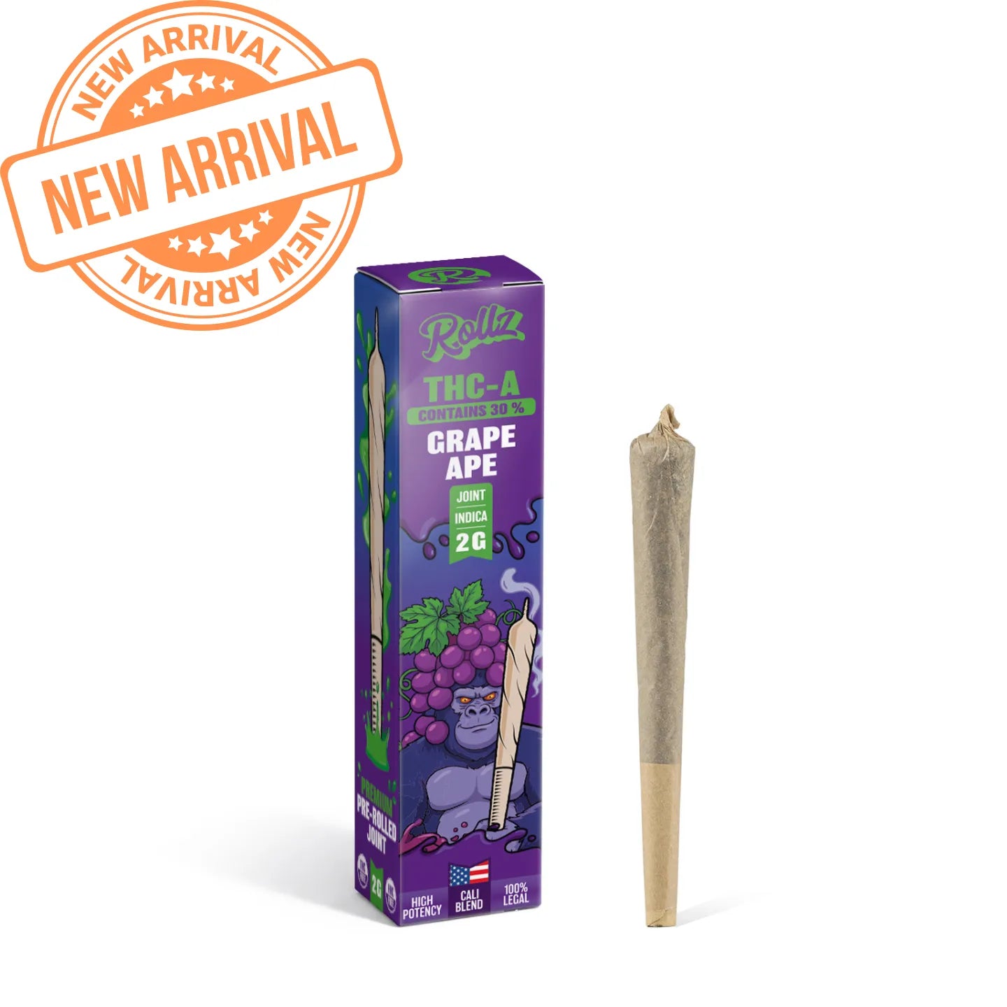 THC-A Pre-Roll – 2G Cali Blend